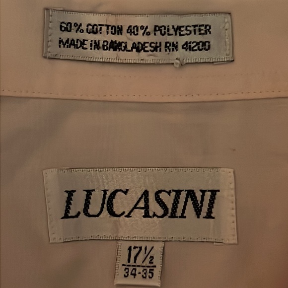 LUCASINI PINK BUTTON DOWN SHIRT…………122 - Picture 4 of 4